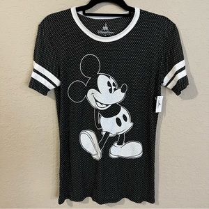 Disney Parks Mickey Mouse “Established” Baseball Tee-Womens M